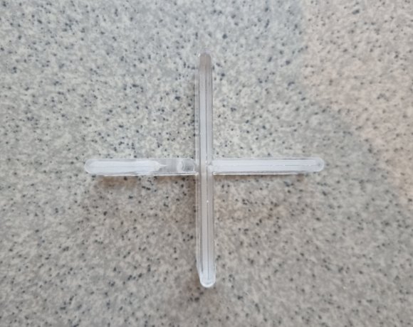 Spárovací křížek na štěrk - průhledný 3 mm- 2 