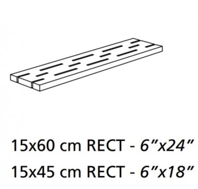 Bazénový přepad 15x60