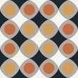 1retro dlažba obklad patchwork vzor SAF1 oranžová, žlutá, bílá, černá